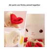 Rose Bouquet Sheep Doll with Hand Magnetic Soft Animal Plush Small Anime Hugging Lamb Doll Birthday Girls Valentine Gift