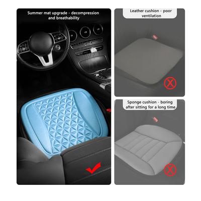 3D Atmungsaktiver Autositzbezug Sommer Autositzkissen Konvex zur Wärmeableitung Schweißfest Universal Stuhlschutz