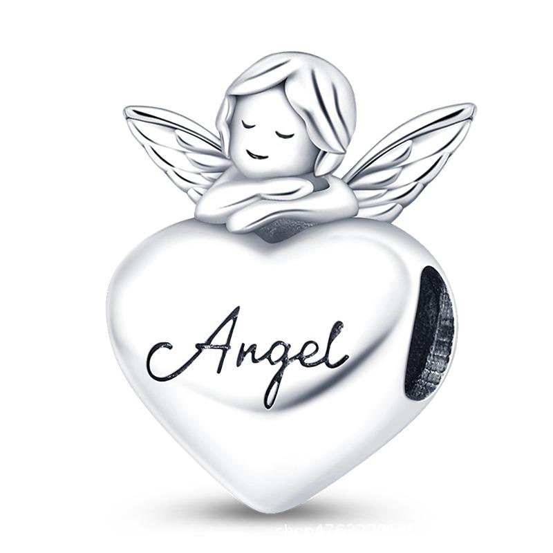 Pan Family Design Copper Silver Plated Airplane Luggage Butterfly Bag Beads Suitable For Pan Family Bracelet Diy