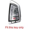 Striped Silicone Remote Key Fob Case Cover for BMW 1 2 3 4 5 6 7 M Series X1 X2 X3 X3M X4 X4M X5 X6 M8 M7 M6 M5 M4 M3 M2 M1 M240i 330i 340i 430i 340i