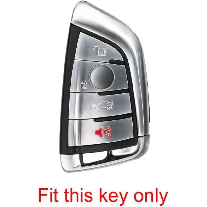Striped Silicone Remote Key Fob Case Cover for BMW 1 2 3 4 5 6 7 M Series X1 X2 X3 X3M X4 X4M X5 X6 M8 M7 M6 M5 M4 M3 M2 M1 M240i 330i 340i 430i 340i