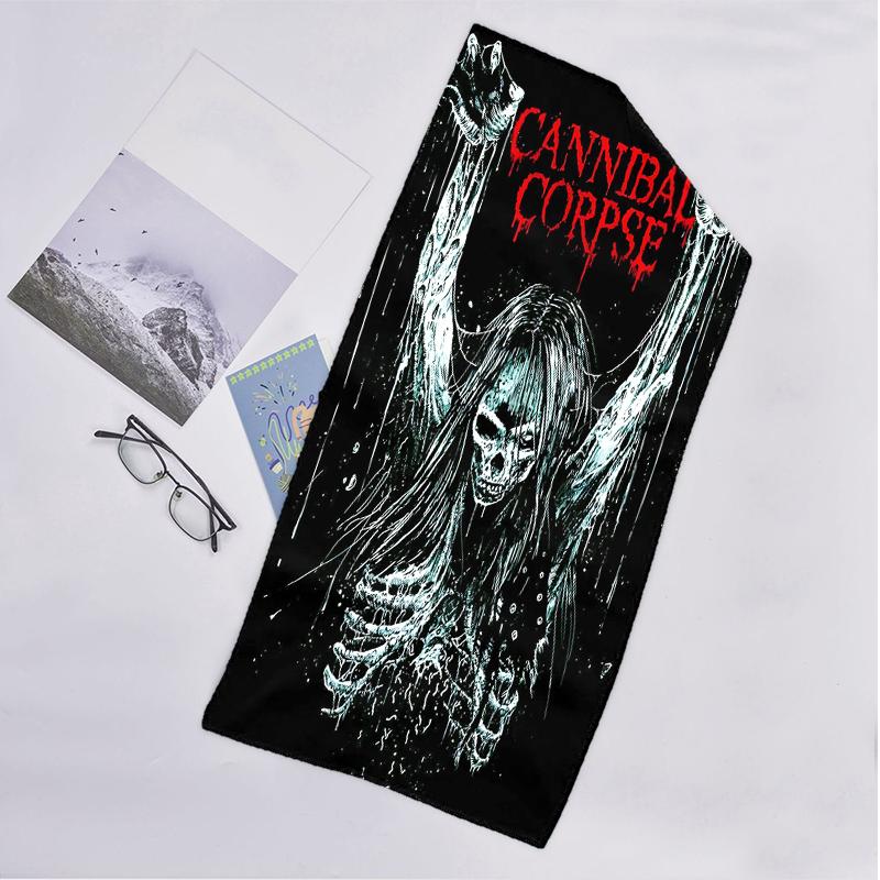 Slasher Prevail Black Metal Fashion Beach Towel: Ideal for Summer Adventures Soft, absorbent and quick drying suitable for swimming and bathing