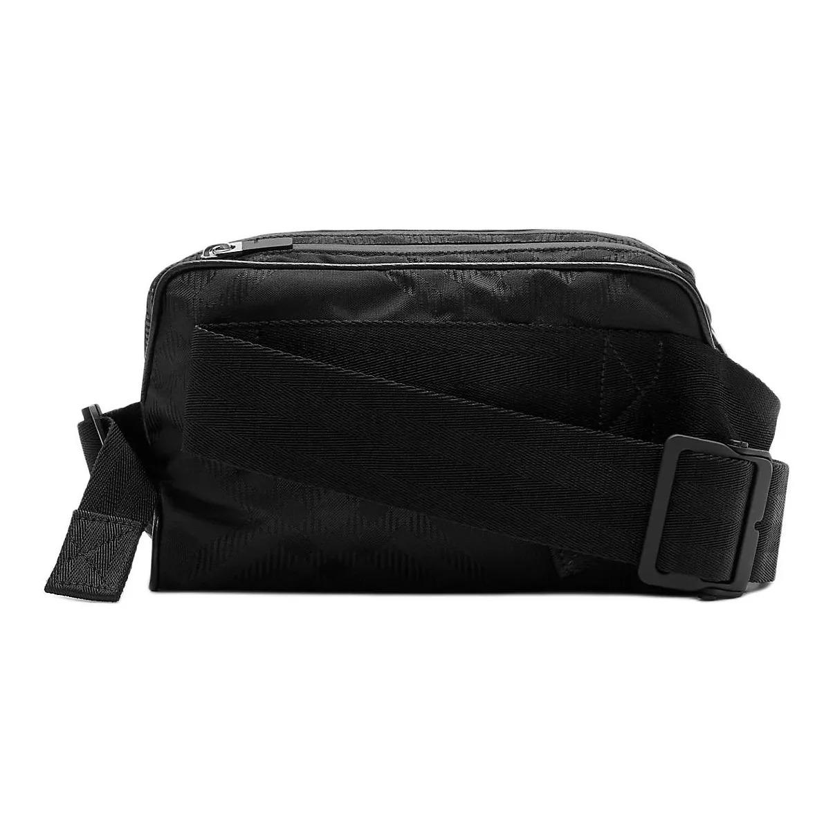 

Burberry Check Pattern B-Logo Accessory Polyamide Crossbody Waist Bag Men s Style Black Basic Package (Box + Dust Bag) чорний