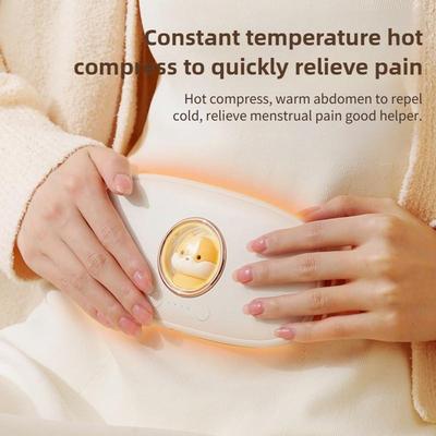 Heating Pad Menstrual Warm Uterus Belt Portable Waist Hot Compression Electric Massager Menstrual Pain Relief Waist