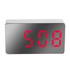 Mini Electronic Digital Alarm Clock Multifunction Large Screen Car LED Mirror Travel Clock with Temperature for Time & D
