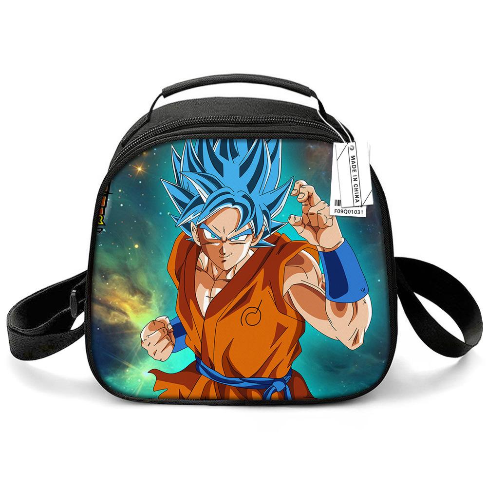 

Dragon Ball Children S Lunch Bag, Elementary School Lunch Box Bag, Ice Bag, Cartoon Shoulder Portable Meal Bag Lunch bag
