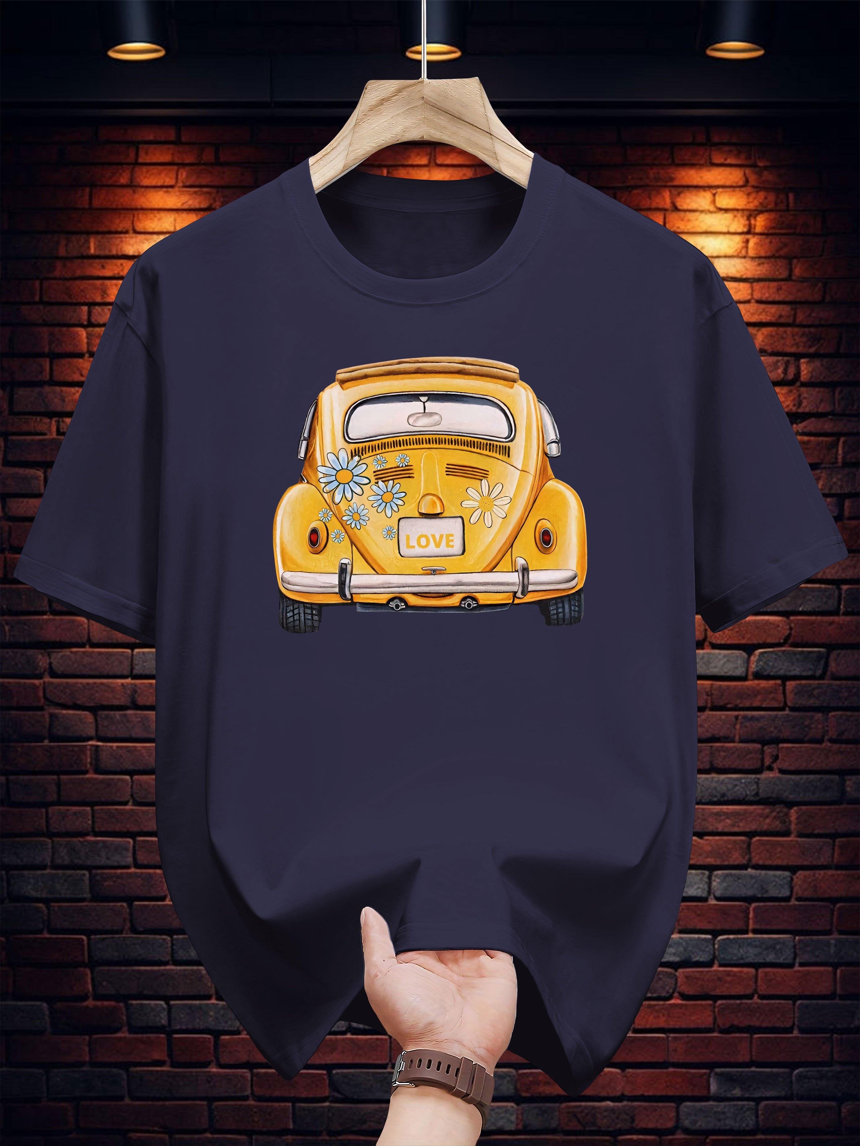 Print Short Sleeve T-shirt - LOVE Vintage Camper Design XXXXL