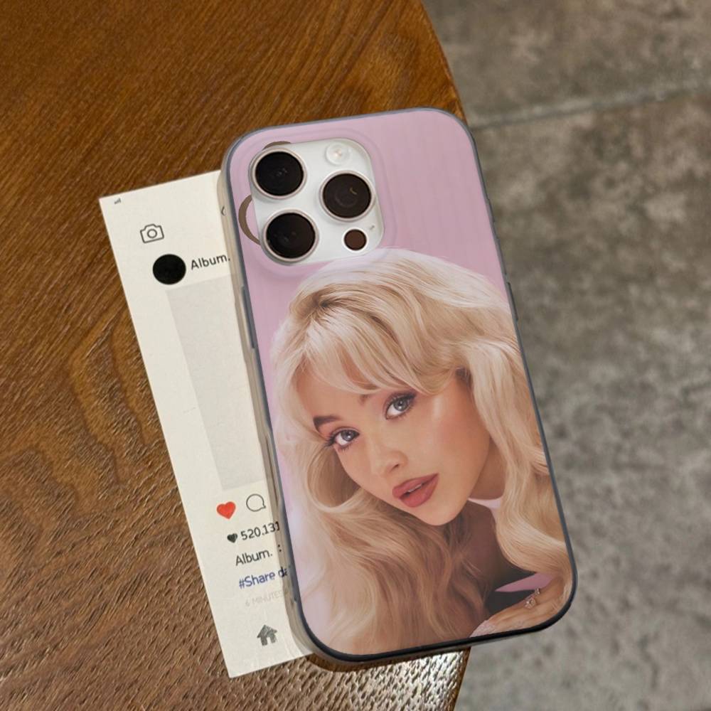 Pop Singer Sabrina Carpenter Phone Case For IPhone 17 16 15 14 Plus 11 12 13 Pro Max Shockproof Protection Soft Back Cover