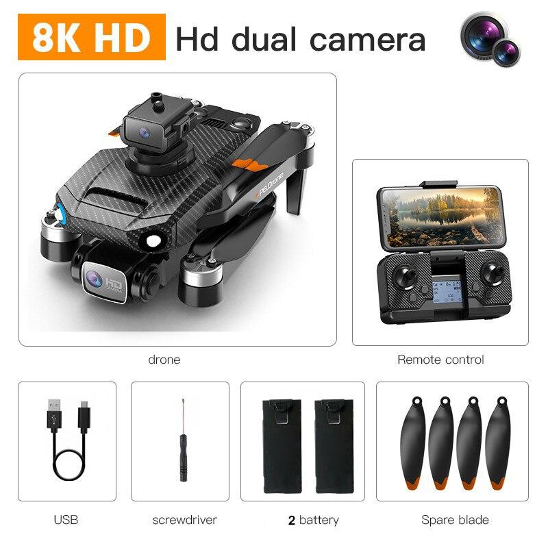 P8 Brushless Optical Flow Positioning High Definition Aerial Photography Four Axis Remote Control UAV for Obstacle Avoidance