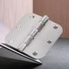 3pcs Interior Round Door Hinges 3.5 X 3.5 Inch 5/8inch Radius Door Hinge Door Hardware Door Window Hinges for 3 1/2 Inch Doors
