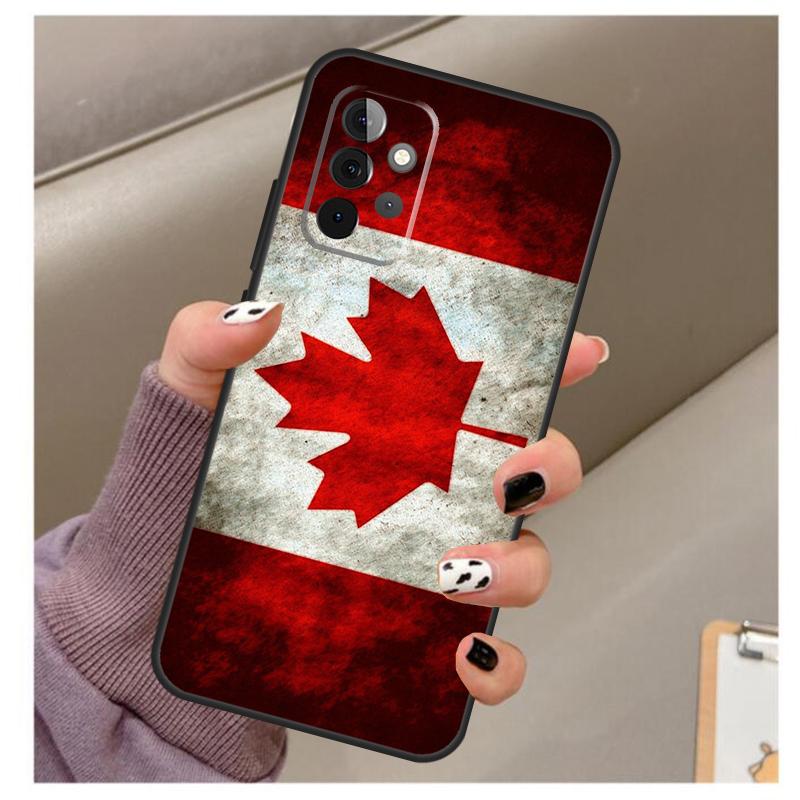 Canada Canadian Flag Case For Samsung Galaxy A34 A54 A14 A06 A16 A26 A36 A56 A12 A32 A52 A13 A33 A53 A15 A35 A55