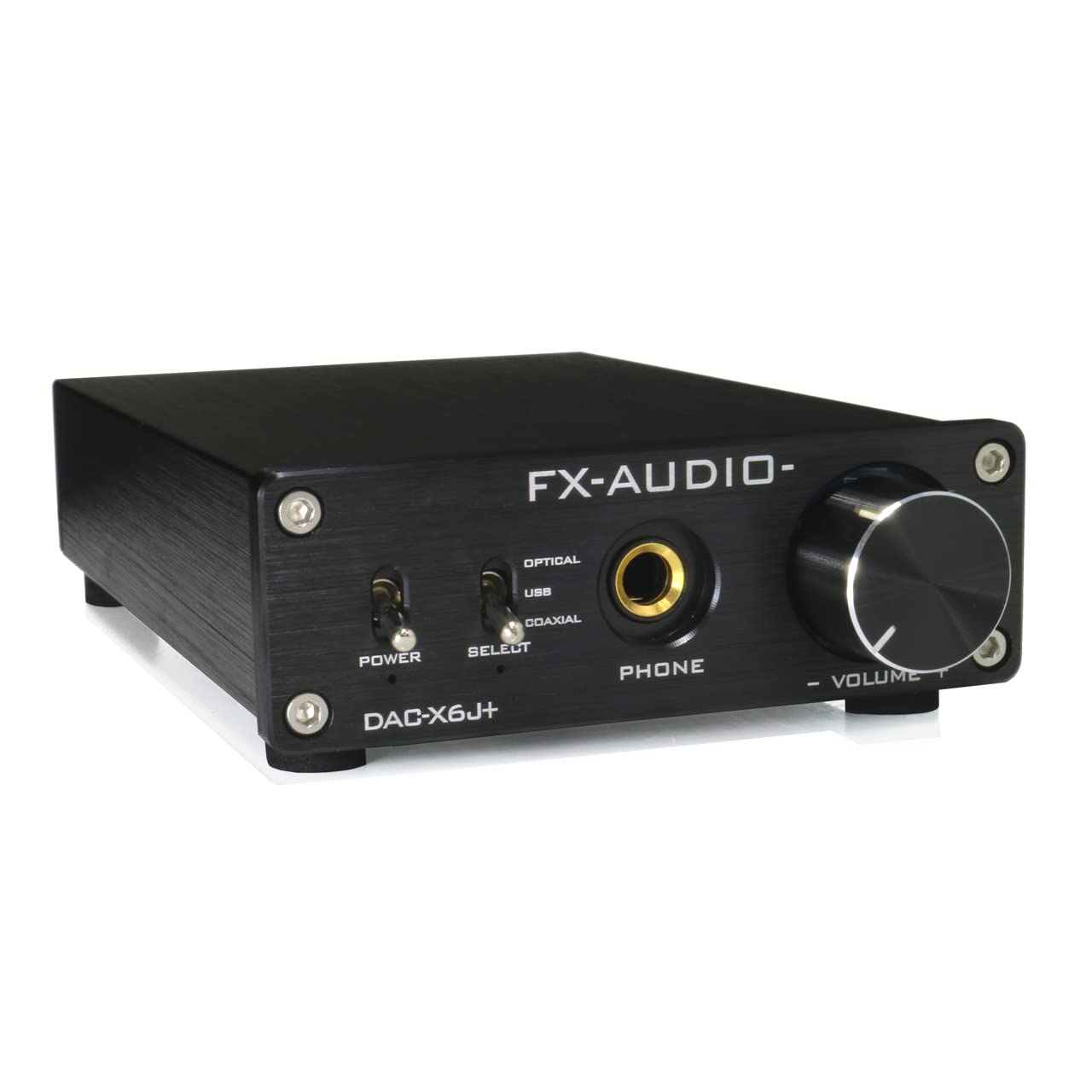 

FX-AUDIO- DAC-X6J+ [Black] High-Performance Headphone Amplifier, High-Resolution DAC, Optical, Coaxial, Digital, USB, Up to 24-bit 192kHz