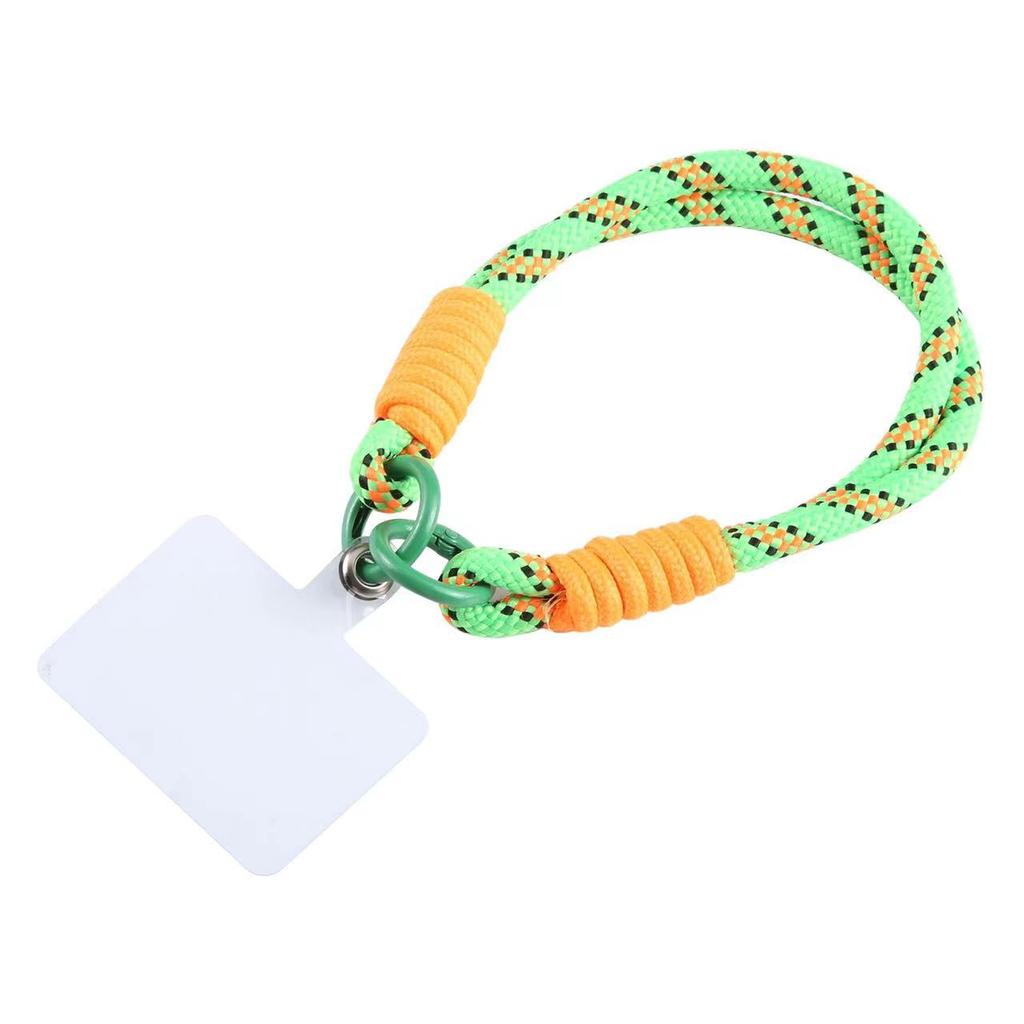 Phone Lanyard Dual-Strand Nylon 26cm Short Wrist Strap Hand Strap with Tether Tab