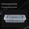 500ml Rectangular Disposable Microwavable Food Container