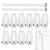 10Pcs Soccer Net Straps Adjustable Soccer Net Strap Buckle Design Football Awning Strap Heavy Duty Soccer Net Accessories