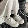 White high-end sense, small thick-soled white shoes, women's 2025 new summer skirt heightening casual board shoes