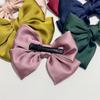 high quality7pcs/6pcs Spring and Summer Sweet Temperament Fabric Bow Hair Clip ins Princess Style Bang Clip Edge Clip Women's Hair Accessories