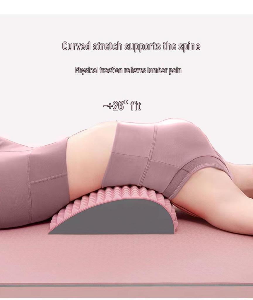 Lumbar Relaxation and Stretching Device for Pilates and Back Fitness