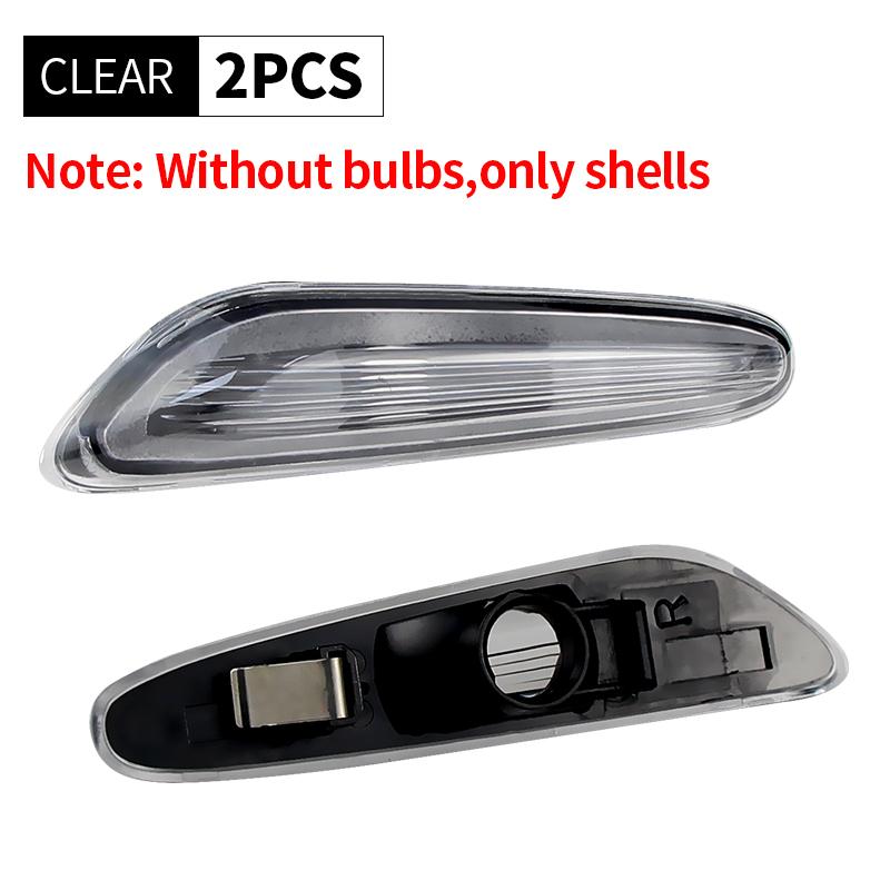 2PCS OEM# 63137253326 For BMW E82 E81 E88 E46 E90 E91 E92 E93 E60 E61 X3 E83 X1 E84 E87 Dynamic LED Side Turn Marker Lights Lamp