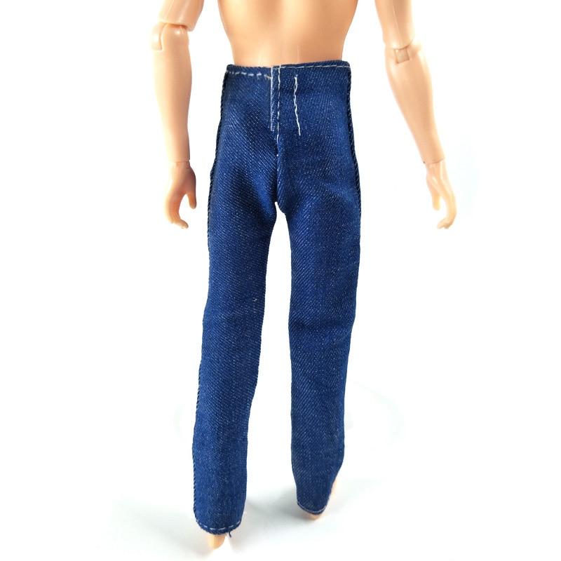 1/6 Boy Doll Clothes Handmade Jeans Pants For Ken Doll Trousers For Barbie's Boyfriend Ken Boy Doll Prince Male Doll Kids Toy