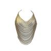 Women Elegant Pearl Bra Pearl Chest Body Chain Jewelry Fashion Handmade Pearl Bra Beach Body Accessories