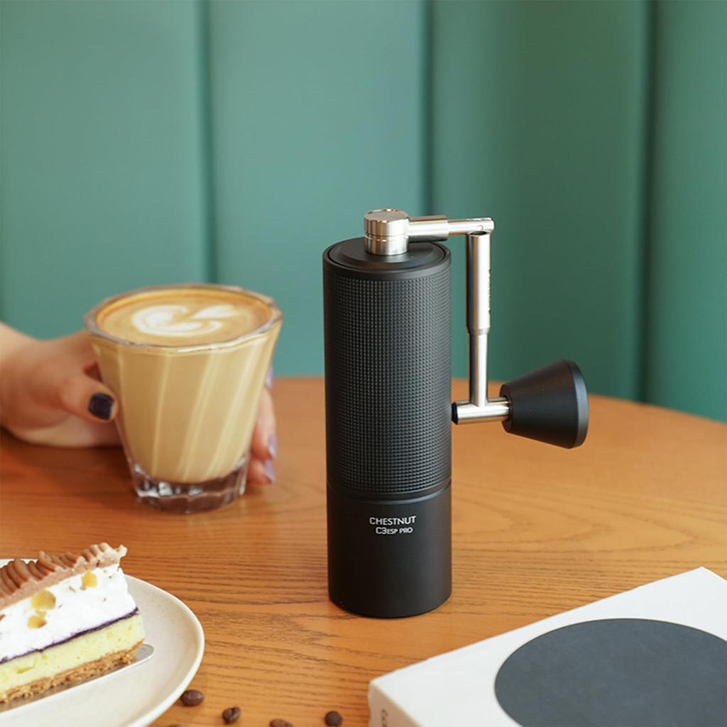 TIMEMORE C3 ESP Pro Coffee Mill Manual Espresso Time More 25g Capacity with CNC Stainless Steel Conical Burr, Internal Adjustable Settings, Double