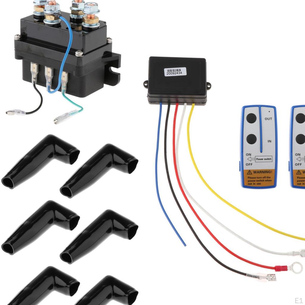 Solenoid Winch Relay Switch Thumb W/ Remote Controls for UTV 4X4 Vehicles
