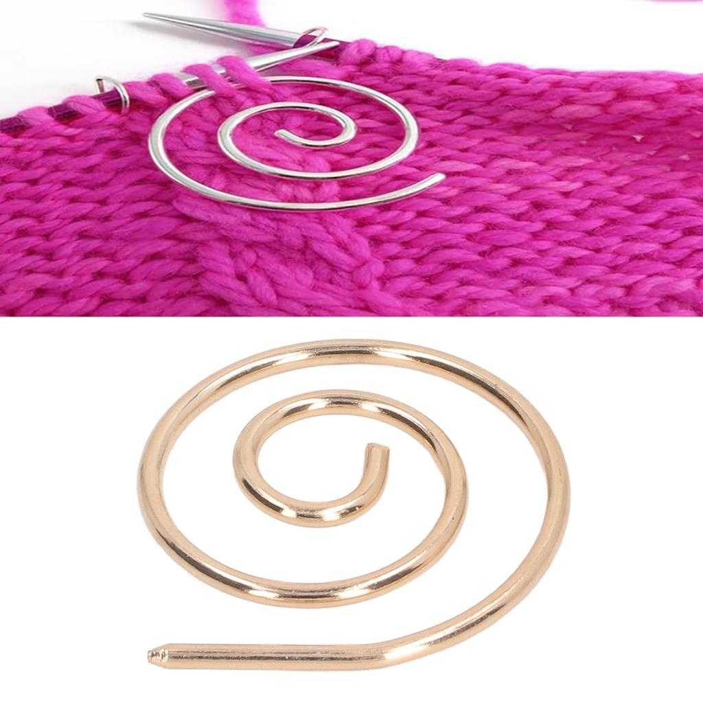 Agujas Circulares de Tejer en Espiral Acero Inoxidable Resistente a la Corrosión Punta Herramienta de Tejer para Tejedores