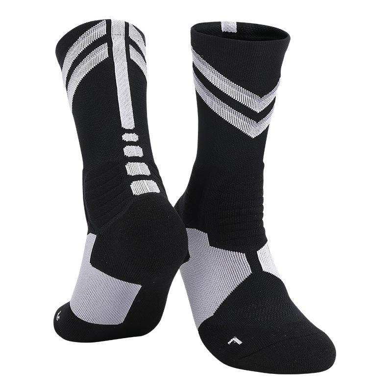 Men's Non-Slip Sweat-Absorbing Basketball Crew Socks
