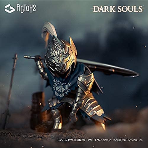 [AC] ACTOYS Dark Souls Erste Blind Box Figur Lotterie, Authentischer Ritter, Komplettes Set mit 6