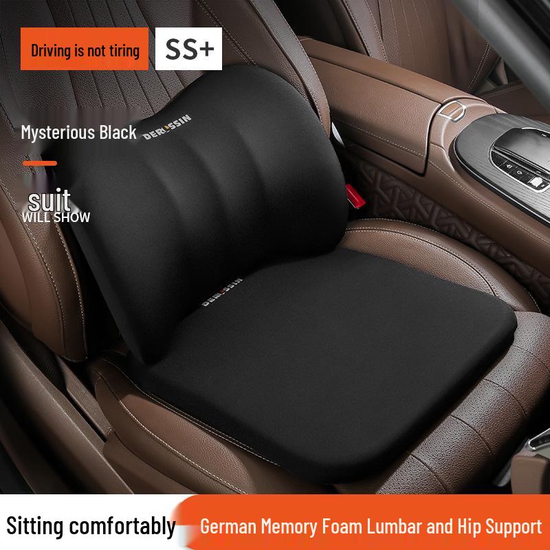 Universal Winter Car Seat Cushion with Lumbar Support - Warm, Simple & Stylish for All Seasons