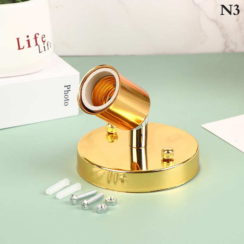 

E27 Универсальный патрон лампы с керамической головкой и поворотным патроном на 180 градусов