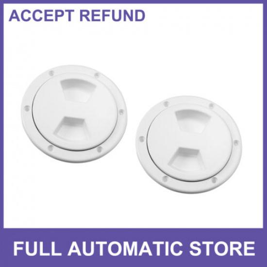 TWO 4  Boat pection Round Deck Plate Hatch Marine pection Hatch Universal