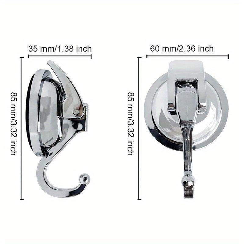 Strong Non Perforated Suction Cup Hook, Vacuum Adhesive Hook, Glass Wall Suction Cup Hook, Seamless Suction Cup Hook, Kitchen Bathroom Hook