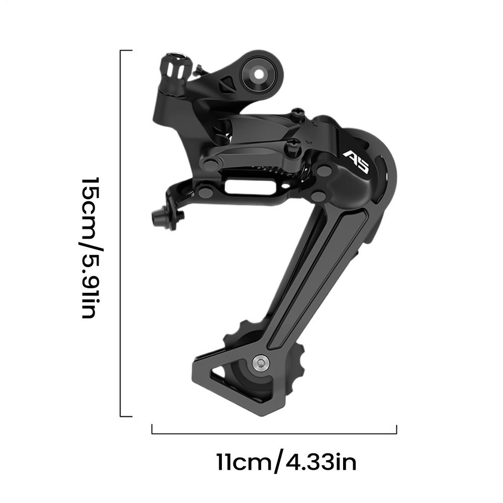 

Mountain Bike Gear Shifter 9 Speed Bicycle Rear Derailleur Replacement Parts for Adult Youth Riding Outdoor Biking Mountain чорний