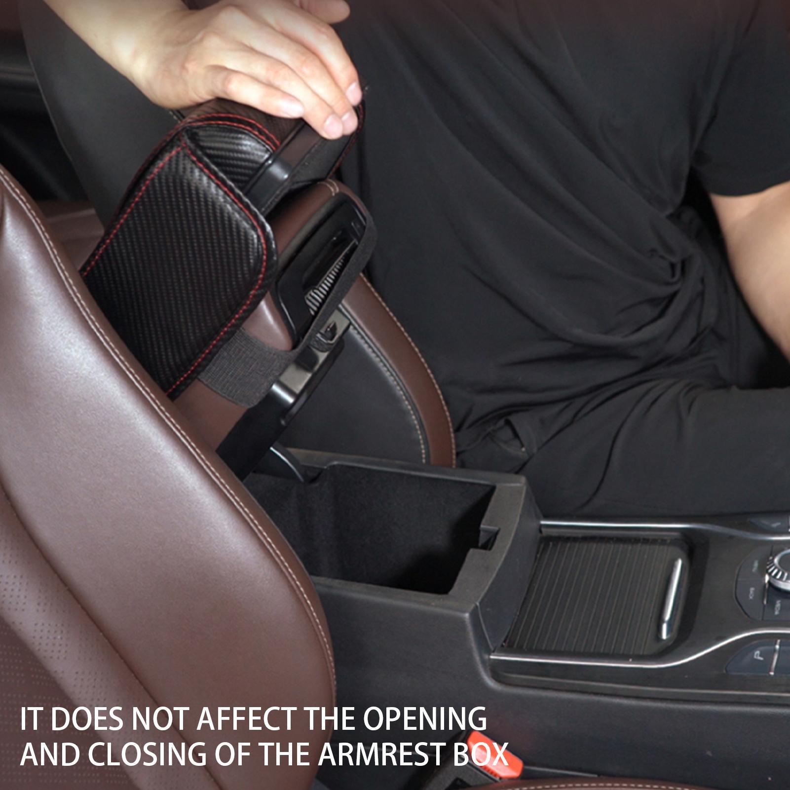 Car Center Console Cushion Pad Automotive Center Console Booster Cushion With Cup Holder Car Interior Decor Armrest Elbow China Mainland