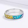 Rainbow Enamel Ring Ring Dreamy Stars Moon Stars Lovers Birthday Party Accessories
