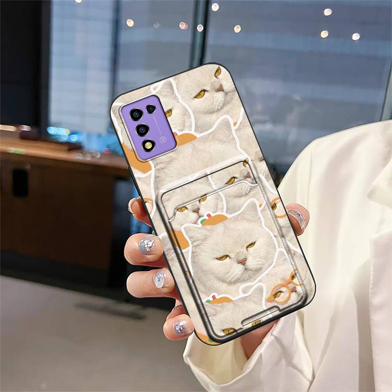 Fashion Design Cartoon Phone Case For ZTE Libero 5G iii/A202ZT Protective Shockproof Card Sleeve Cover Anti-dust Cute