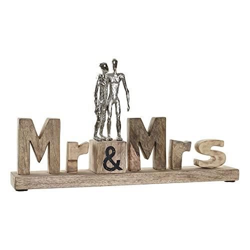 Figurine Décorative - DKD Home Decor - S3029109 - Aluminium - Argenté - 51x7,5x28 Cm