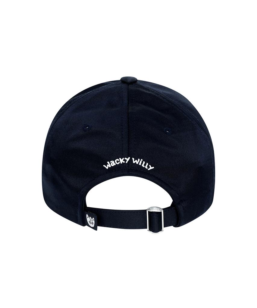 WACKY WILLY Leo Satin Ball Cap Navy