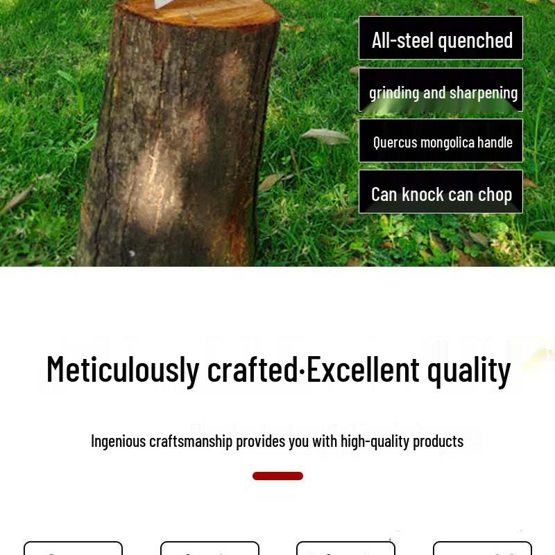 Multi-Functional Manganese Steel Wood Splitting Axe