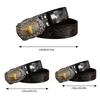 Women Western Belt Engraved Bull Metal Buckle Pants Belt Unisex Cowgirl Belt
