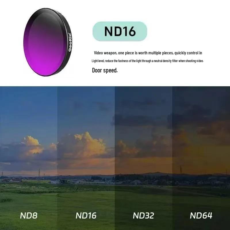 Polarizing ND Dimming & UV Protective Filter for DJI Osmo Action 3/4/5 PRO Camera