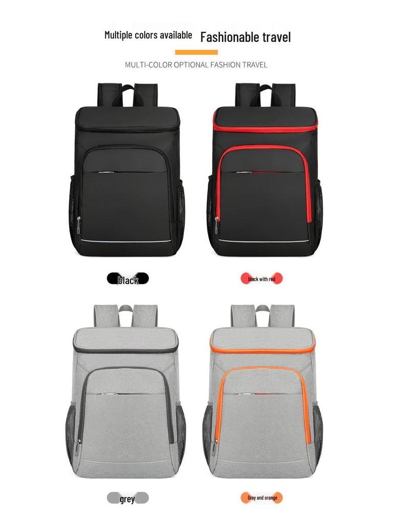 Large Capacity Insulated Leakproof Backpack for Outdoor Picnics and Camping