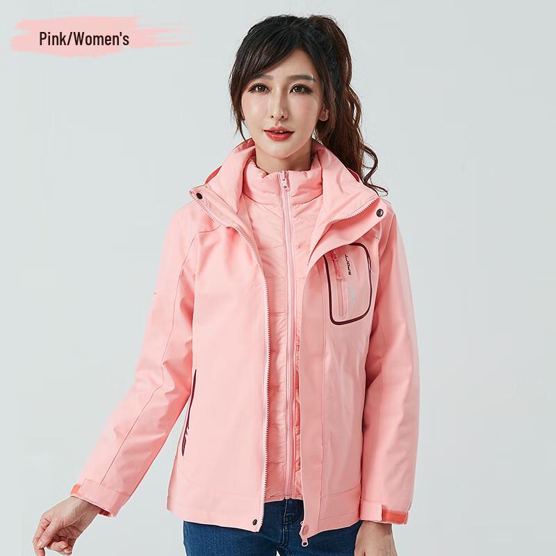 Unisex 3-in-1 Detachable Down Cycling Jacket L