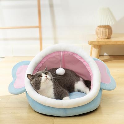 Cat Nest Semi-open Pet Nest Winter Warm Dog House Cat House Pet Supplies Small and Medium-sized Dogs and Cats Supplies