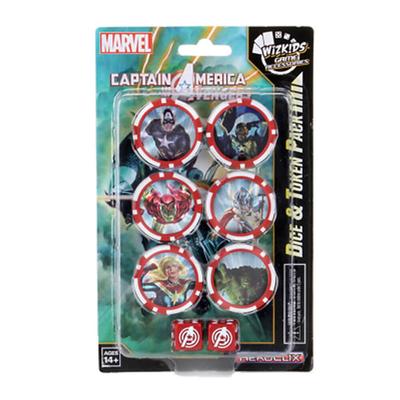 Marvel Captain America und die Avengers Würfel- und Token-Packung
