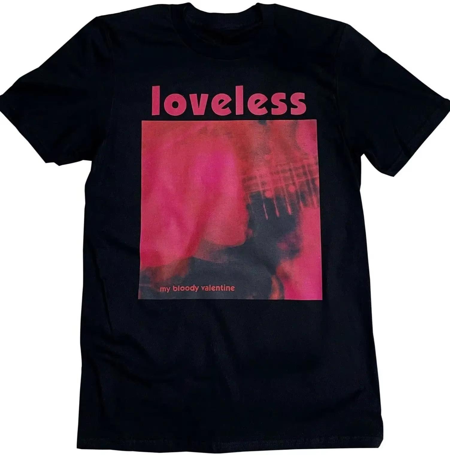 Summer Women Unisex My Bloody Valentine Black Loveless T Shirt Mbv 80S Slowdive Dream Pop S