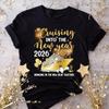 Cruise Into New Year 2026 Damen Shirt Mode Streetwear Kurzarm Frohes Neues Jahr Feiertagsparty Kleid Geschenk Unisex Oberteil