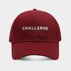 1“Challenge”fashionable embroidered baseball cap with sun protection for both men and women